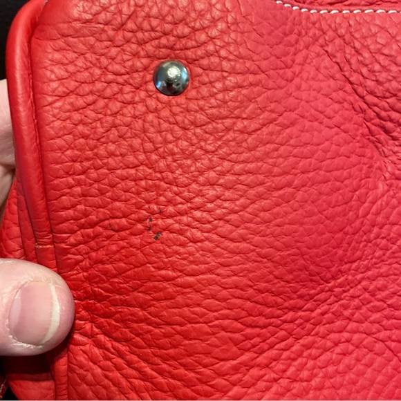 Moda International The Red Leather Women's Bag - Picture 8 of 8